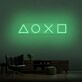 Spielcontroller Tasten Symbole LED-Neonschild Gaming Zimmer Wohnzimmer