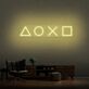 Spielcontroller Tasten Symbole LED-Neonschild Gaming Zimmer Wohnzimmer