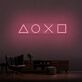 Spielcontroller Tasten Symbole LED-Neonschild Gaming Zimmer Wohnzimmer