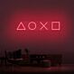 Spielcontroller Tasten Symbole LED-Neonschild Gaming Zimmer Wohnzimmer
