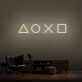 Spielcontroller Tasten Symbole LED-Neonschild Gaming Zimmer Wohnzimmer