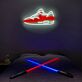 Sportschuh LED-Neonschild für Sneakerladen und Wohnzimmer