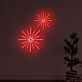 Feuerwerksstern LED-Neonschild Wohnzimmer Weihnachten