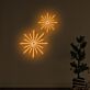 Feuerwerksstern LED-Neonschild Wohnzimmer Weihnachten