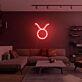 Stier Sternzeichen Symbol LED-Neonschild Wohnzimmer Dekoration