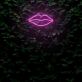 Lippenkontur LED-Neonschild für Bar und Wohnzimmer