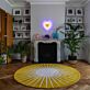 Herzform LED-Neonschild Wohnzimmer Schlafzimmer