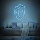 Lippen mit herausgestreckter Zunge LED-Neonschild für Wohnzimmer Bar