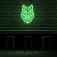 Wolfkopf LED-Neonschild für Bar und Wohnzimmer