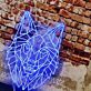 Wolfkopf LED-Neonschild für Bar und Wohnzimmer