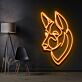 Deutscher Schäferhund Kopf LED-Neonschild Wohnzimmer Büro