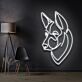 Deutscher Schäferhund Kopf LED-Neonschild Wohnzimmer Büro