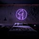tanzende Katze mit Hut LED-Neonschild Schlafzimmer Bar