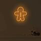 Lebkuchenmann LED-Neonschild für Weihnachten und Wohnzimmer