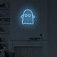 Geist Symbol LED-Neonschild Wohnzimmer Kinderzimmer