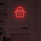 Geist Symbol LED-Neonschild Wohnzimmer Kinderzimmer