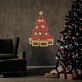 Weihnachtsbaum mit Geschenken LED-Neonschild Wohnzimmer Weihnachtsdekoration