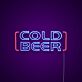 COLD BEER LED-Neonschild für Bar und Restaurant