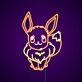 Comic-Fuchsfigur LED-Neonschild für Kinderzimmer Gamingraum