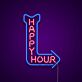 HAPPY HOUR LED-Neonschild für Bar und Restaurant