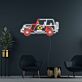 Geländewagen LED-Neonschild für Garage oder Wohnzimmer