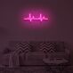 Herzschlaglinie LED-Neonschild Wohnzimmer Schlafzimmer