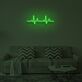 Herzschlaglinie LED-Neonschild Wohnzimmer Schlafzimmer