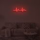 Herzschlaglinie LED-Neonschild Wohnzimmer Schlafzimmer