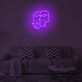 Abstrakte Gesichter mit Herz LED-Neonschild Wohnzimmer Schlafzimmer