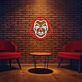 Maske mit Kapuze LED-Neonschild Wohnzimmer Bar