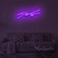 Zwei Hände mit ausgestreckten Fingern LED-Neonschild für Wohnzimmer und Schlafzimmer