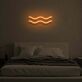 Wellenlinien LED-Neonschild Schlafzimmer Wohnzimmer