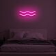 Wellenlinien LED-Neonschild Schlafzimmer Wohnzimmer