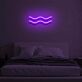 Wellenlinien LED-Neonschild Schlafzimmer Wohnzimmer