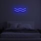 Wellenlinien LED-Neonschild Schlafzimmer Wohnzimmer