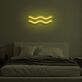 Wellenlinien LED-Neonschild Schlafzimmer Wohnzimmer