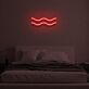 Wellenlinien LED-Neonschild Schlafzimmer Wohnzimmer