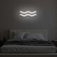 Wellenlinien LED-Neonschild Schlafzimmer Wohnzimmer