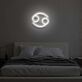 Krebs Sternzeichen Symbol LED-Neonschild Schlafzimmer