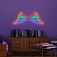 Engelsflügel LED-Neonschild für Wohnzimmer Schlafzimmer