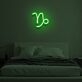 Steinbock Sternzeichen Symbol LED-Neonschild Schlafzimmer Wohnzimmer