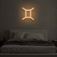 Zwilling Sternzeichen Symbol LED-Neonschild Schlafzimmer Wohnzimmer
