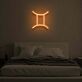Zwilling Sternzeichen Symbol LED-Neonschild Schlafzimmer Wohnzimmer