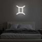 Zwilling Sternzeichen Symbol LED-Neonschild Schlafzimmer Wohnzimmer