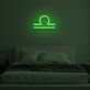 Waage Sternzeichen Symbol LED-Neonschild Schlafzimmer
