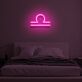 Waage Sternzeichen Symbol LED-Neonschild Schlafzimmer