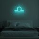 Waage Sternzeichen Symbol LED-Neonschild Schlafzimmer