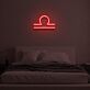 Waage Sternzeichen Symbol LED-Neonschild Schlafzimmer