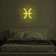 Fische Sternzeichen Symbol LED-Neonschild Schlafzimmer Wohnzimmer