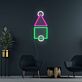 Squid-Game-Symbole als LED-Neonschild